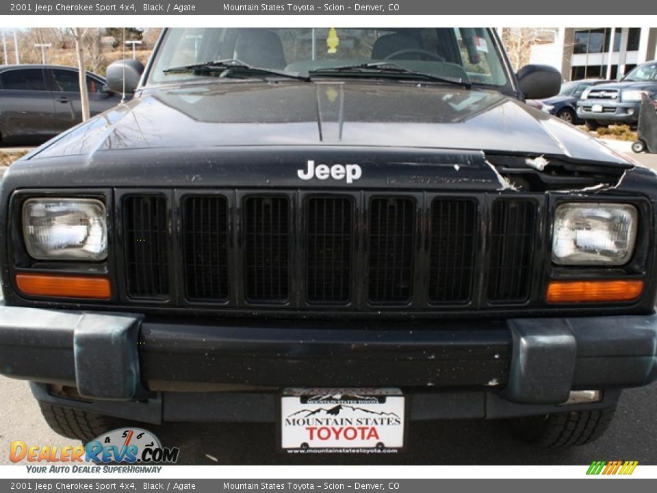 2001 Jeep Cherokee Sport 4x4 Black / Agate Photo #26