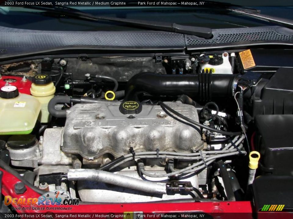 2003 Ford Focus LX Sedan 2.0 Liter SOHC 8-Valve 4 Cylinder Engine Photo #8