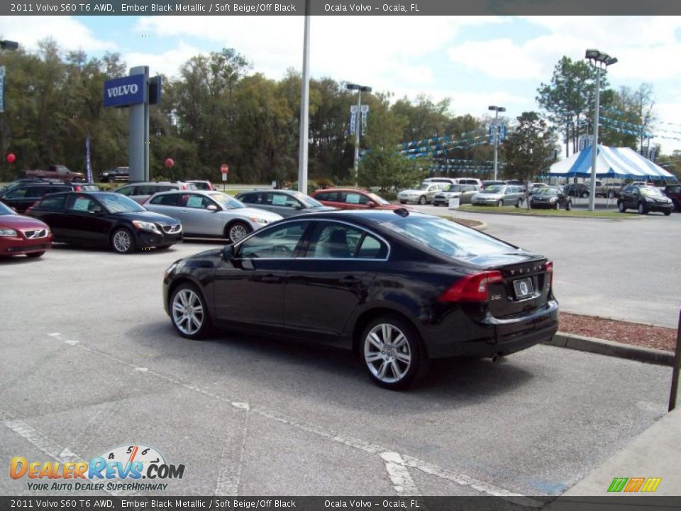 Ember Black Metallic 2011 Volvo S60 T6 AWD Photo #6