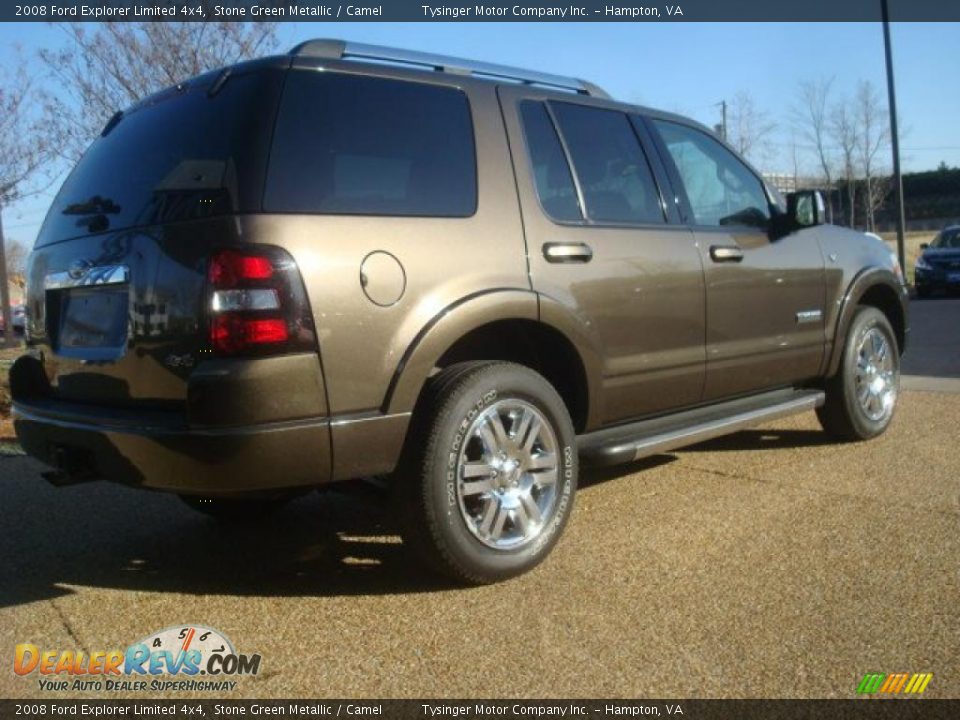 Stone Green Metallic 2008 Ford Explorer Limited 4x4 Photo #4