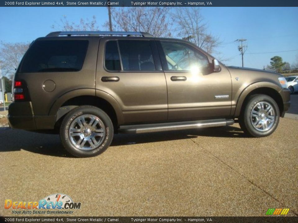 Stone Green Metallic 2008 Ford Explorer Limited 4x4 Photo #5