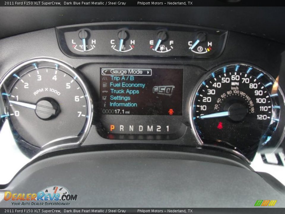 2011 Ford F150 XLT SuperCrew Gauges Photo #34