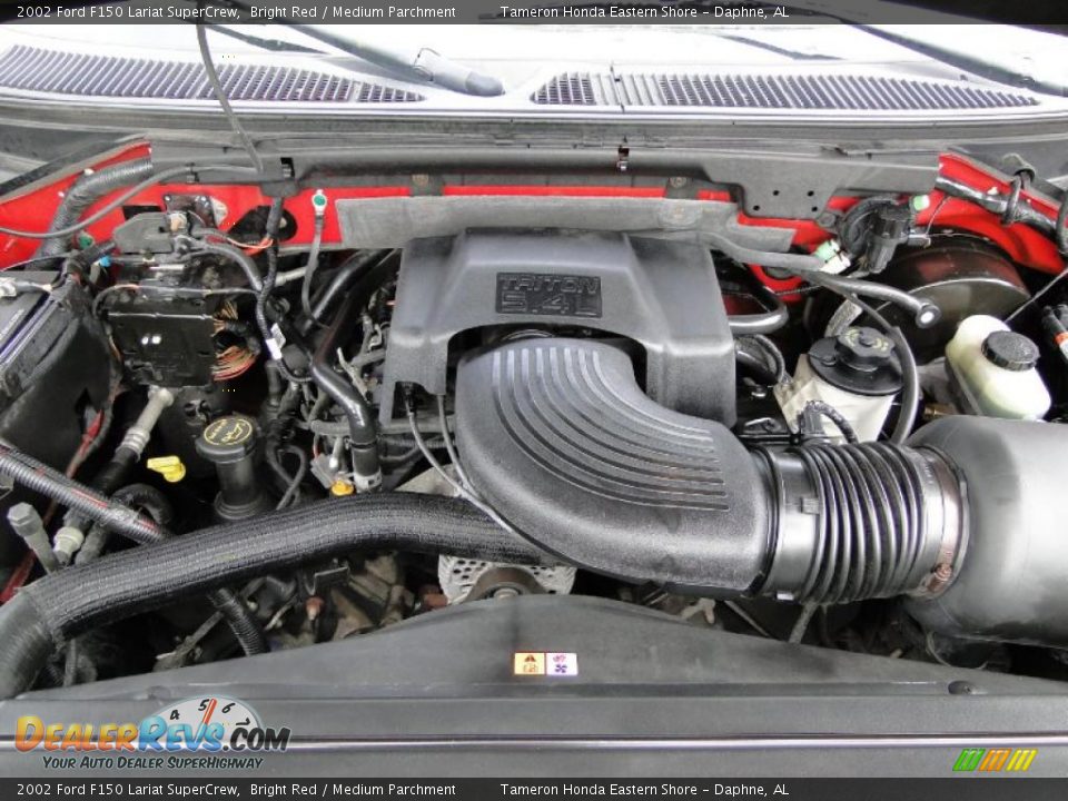 2002 Ford F150 Lariat SuperCrew 5.4 Liter SOHC 16V Triton V8 Engine Photo #35