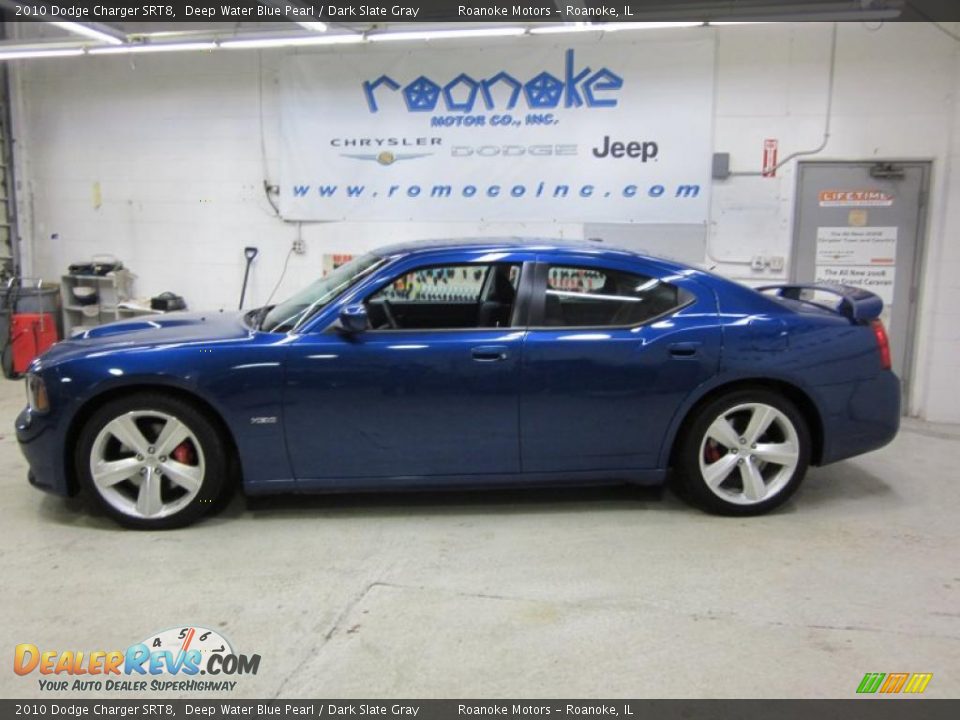 2010 Dodge Charger SRT8 Deep Water Blue Pearl / Dark Slate Gray Photo #1