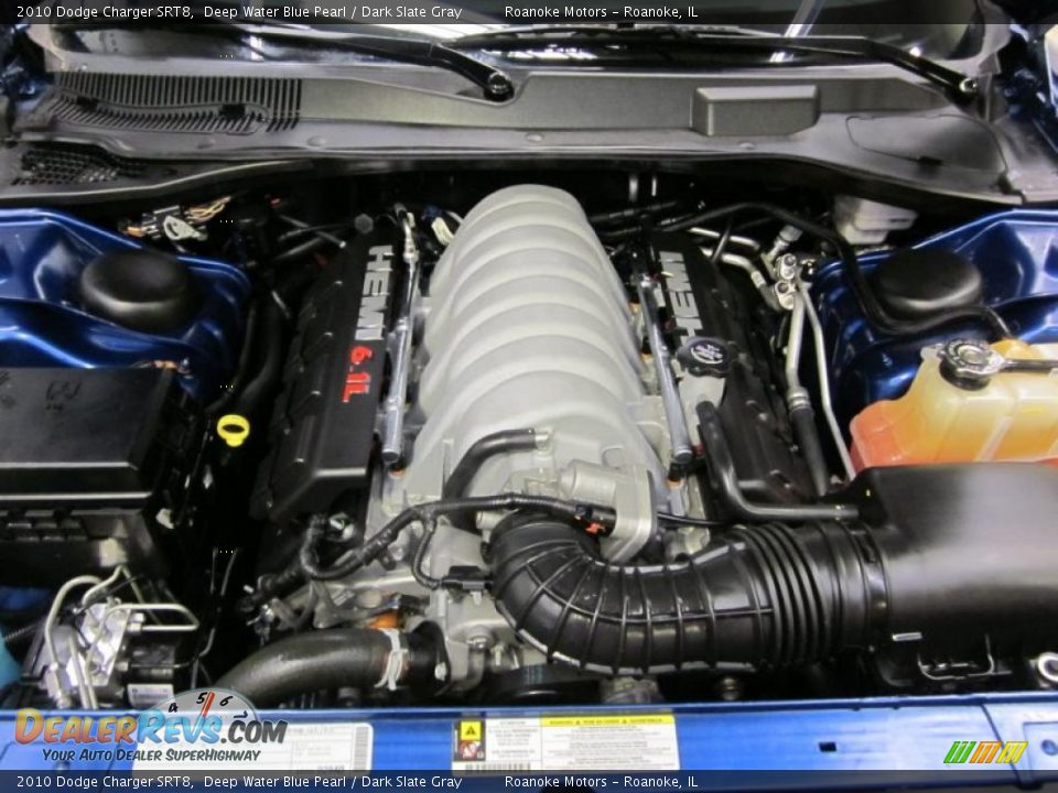 2010 Dodge Charger SRT8 6.1 Liter SRT HEMI OHV 16-Valve VVT V8 Engine Photo #6