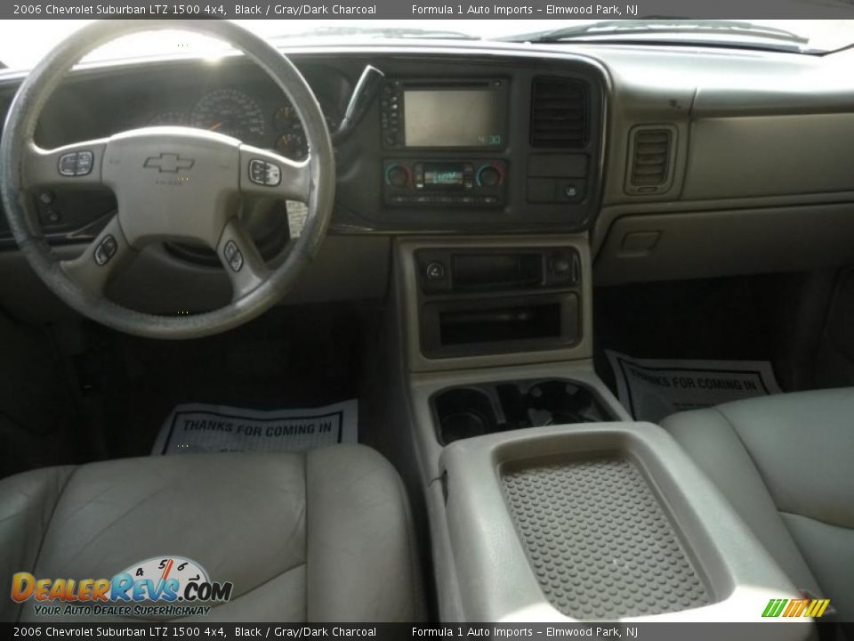 2006 Chevrolet Suburban LTZ 1500 4x4 Black / Gray/Dark Charcoal Photo #10