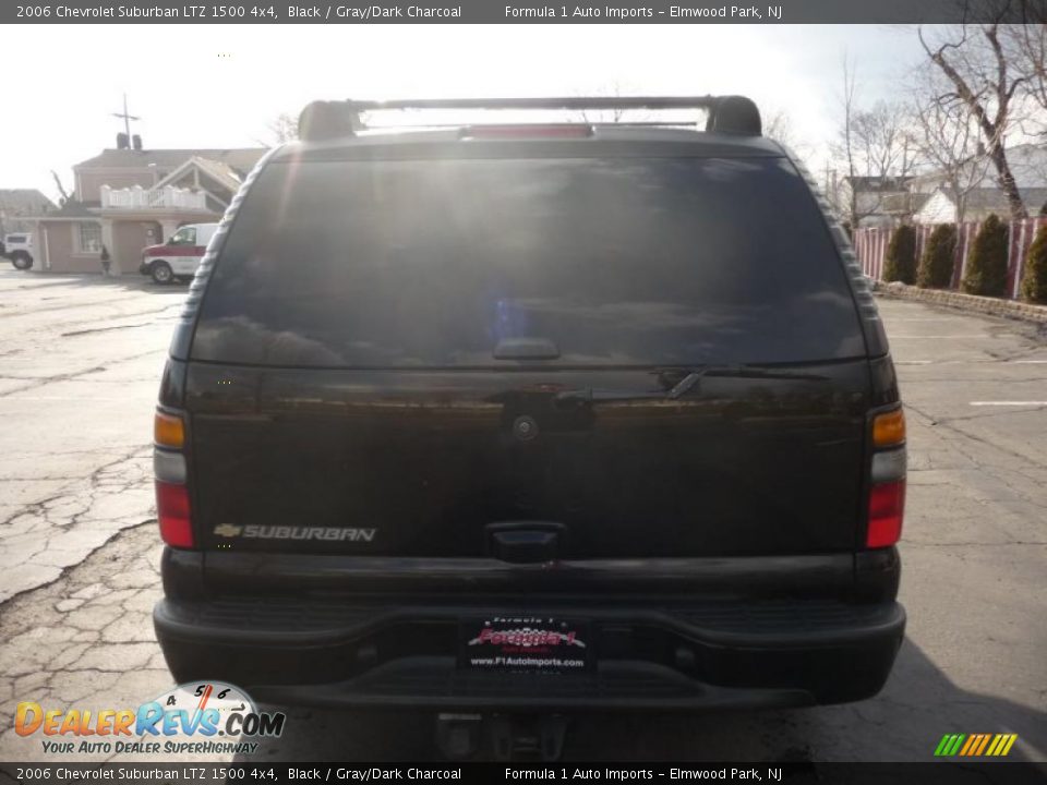 2006 Chevrolet Suburban LTZ 1500 4x4 Black / Gray/Dark Charcoal Photo #14