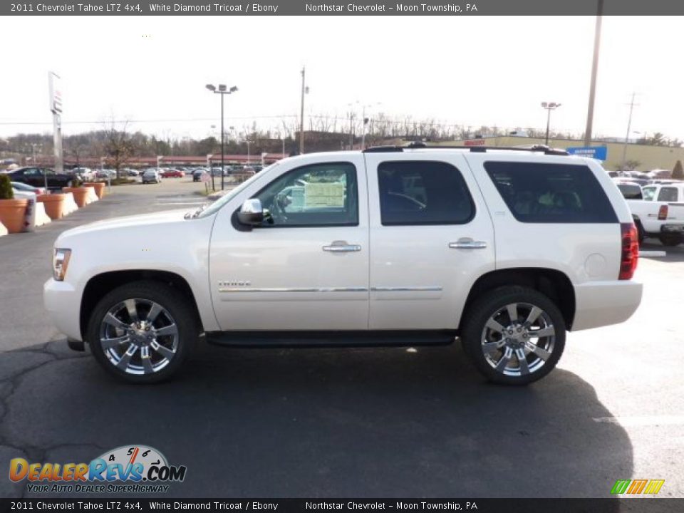 White Diamond Tricoat 2011 Chevrolet Tahoe LTZ 4x4 Photo #4