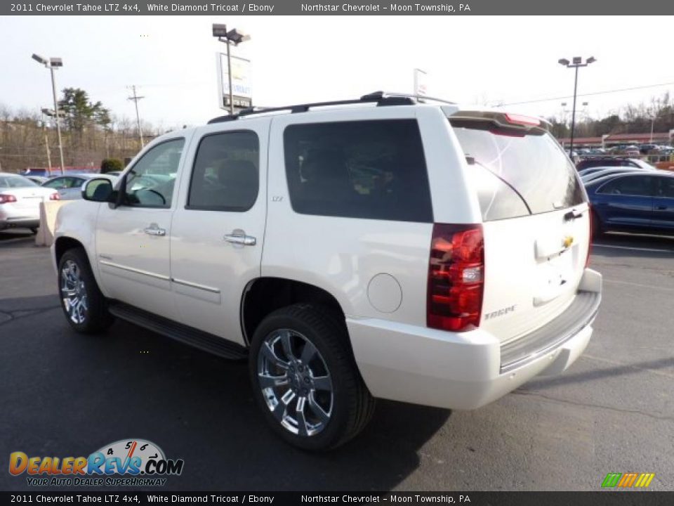 White Diamond Tricoat 2011 Chevrolet Tahoe LTZ 4x4 Photo #5