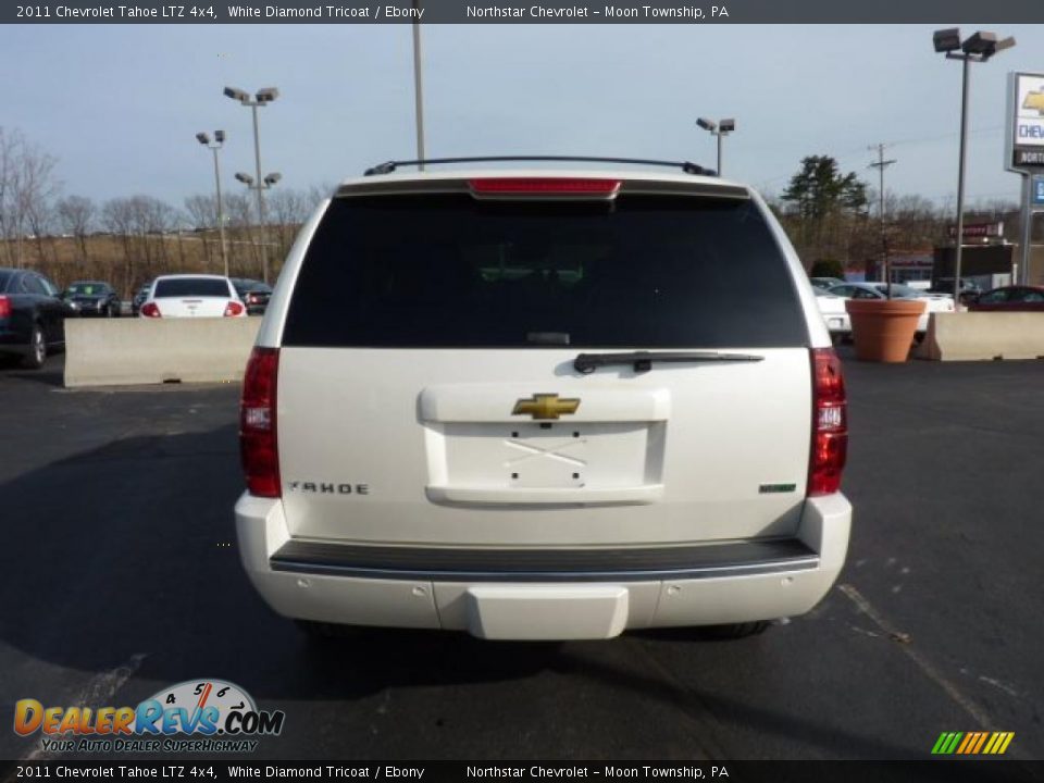 2011 Chevrolet Tahoe LTZ 4x4 White Diamond Tricoat / Ebony Photo #6