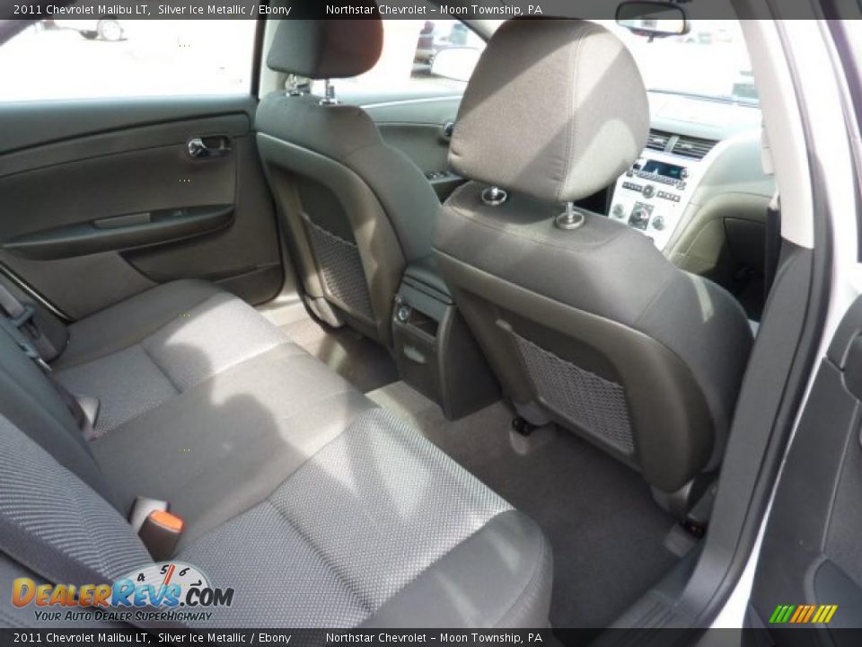 Ebony Interior - 2011 Chevrolet Malibu LT Photo #9
