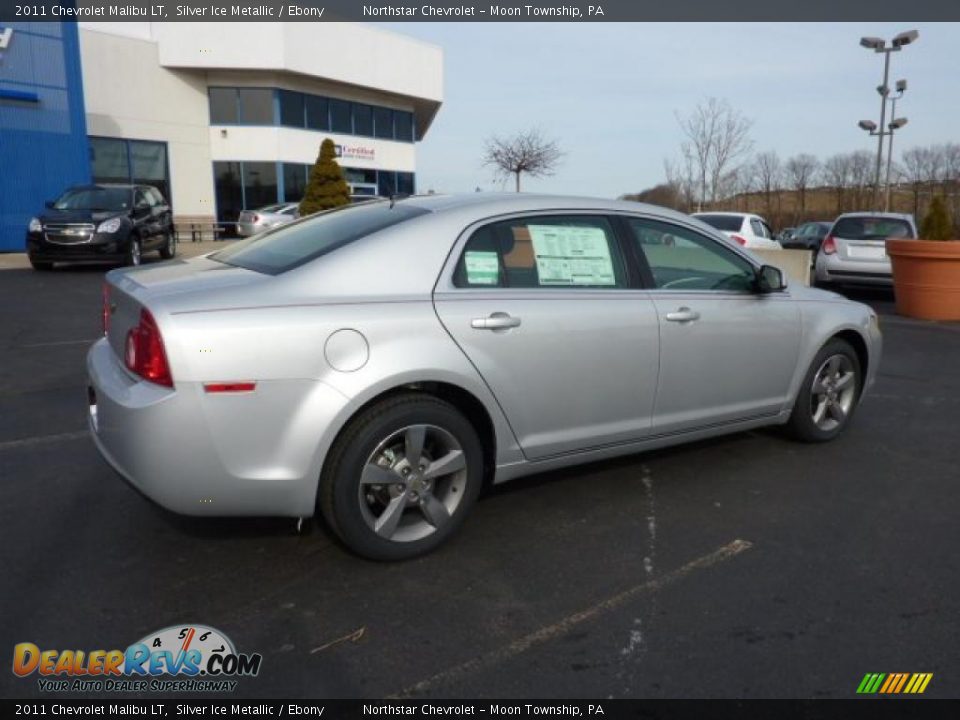 2011 Chevrolet Malibu LT Silver Ice Metallic / Ebony Photo #10