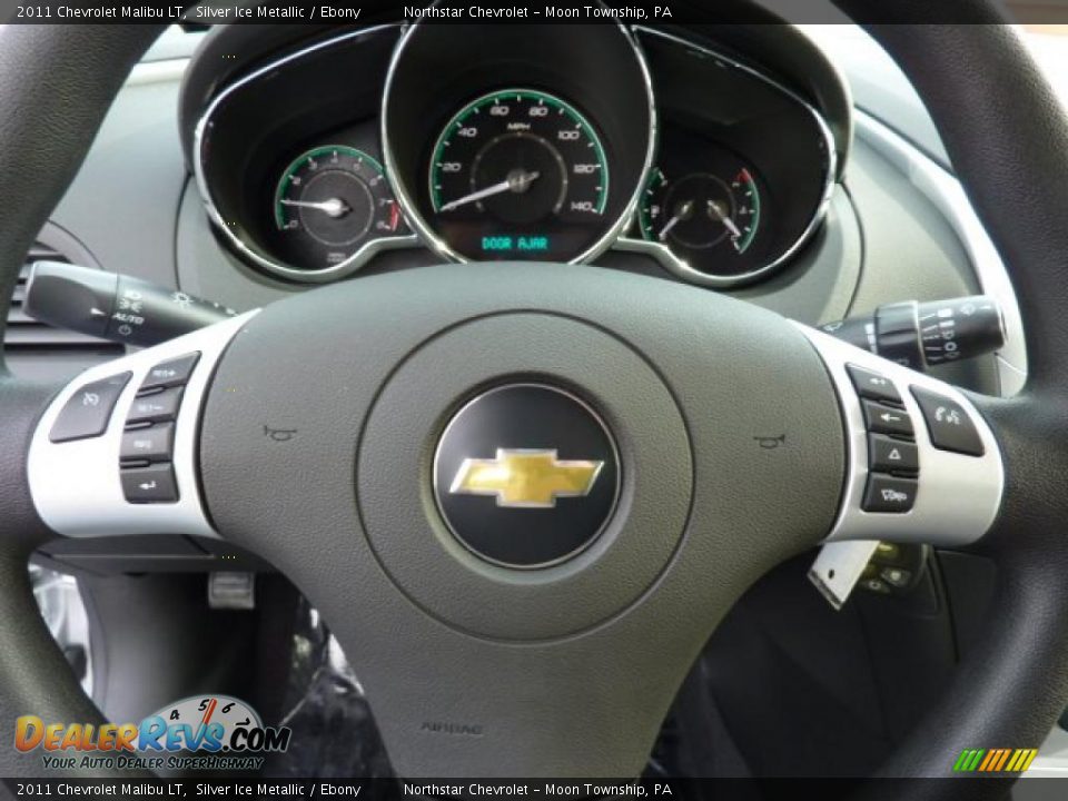 2011 Chevrolet Malibu LT Silver Ice Metallic / Ebony Photo #19