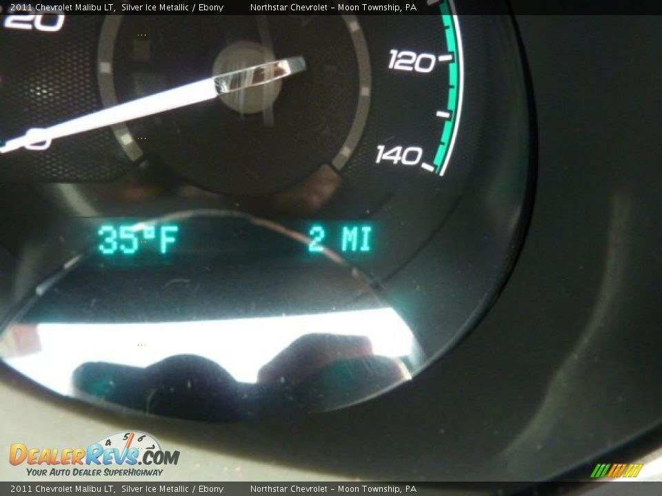 2011 Chevrolet Malibu LT Silver Ice Metallic / Ebony Photo #20