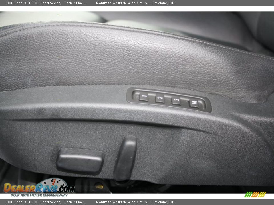 2008 Saab 9-3 2.0T Sport Sedan Black / Black Photo #11