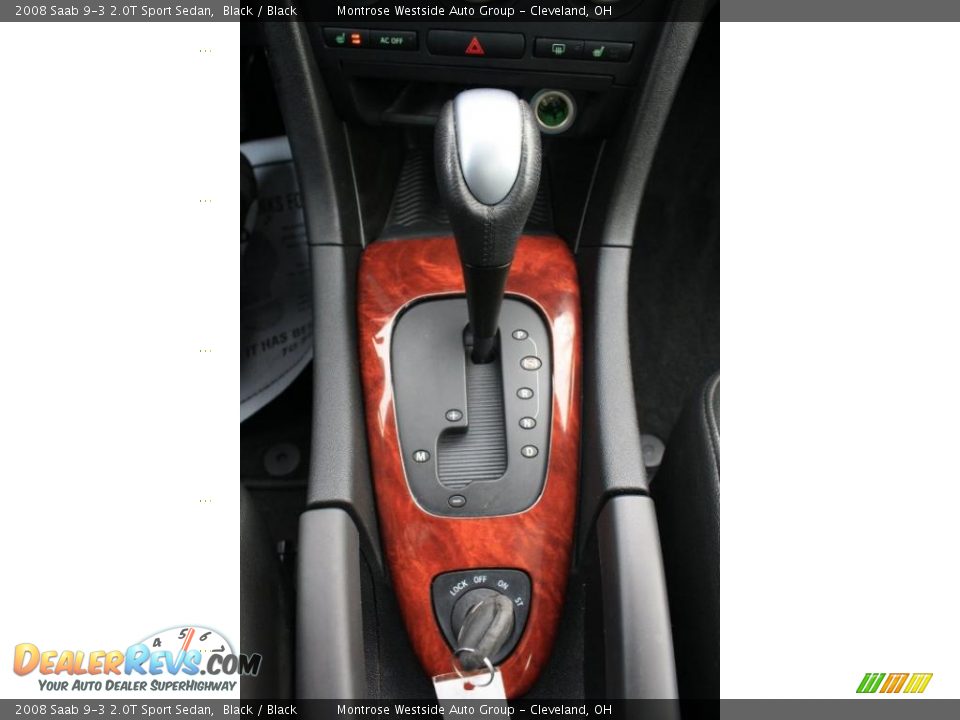 2008 Saab 9-3 2.0T Sport Sedan Black / Black Photo #18