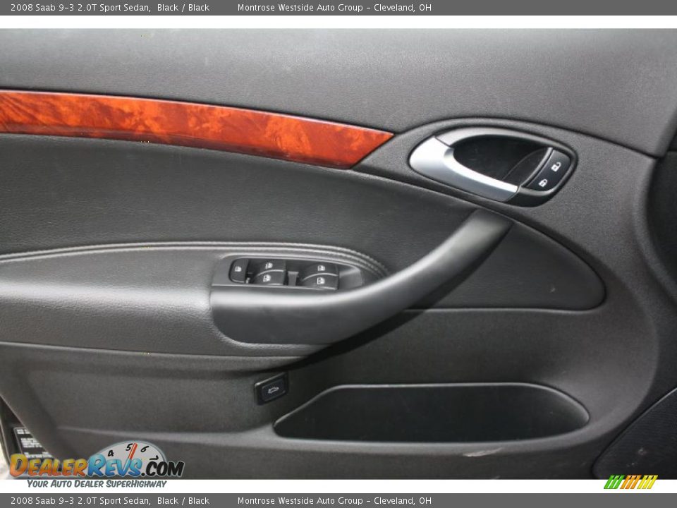 2008 Saab 9-3 2.0T Sport Sedan Black / Black Photo #23