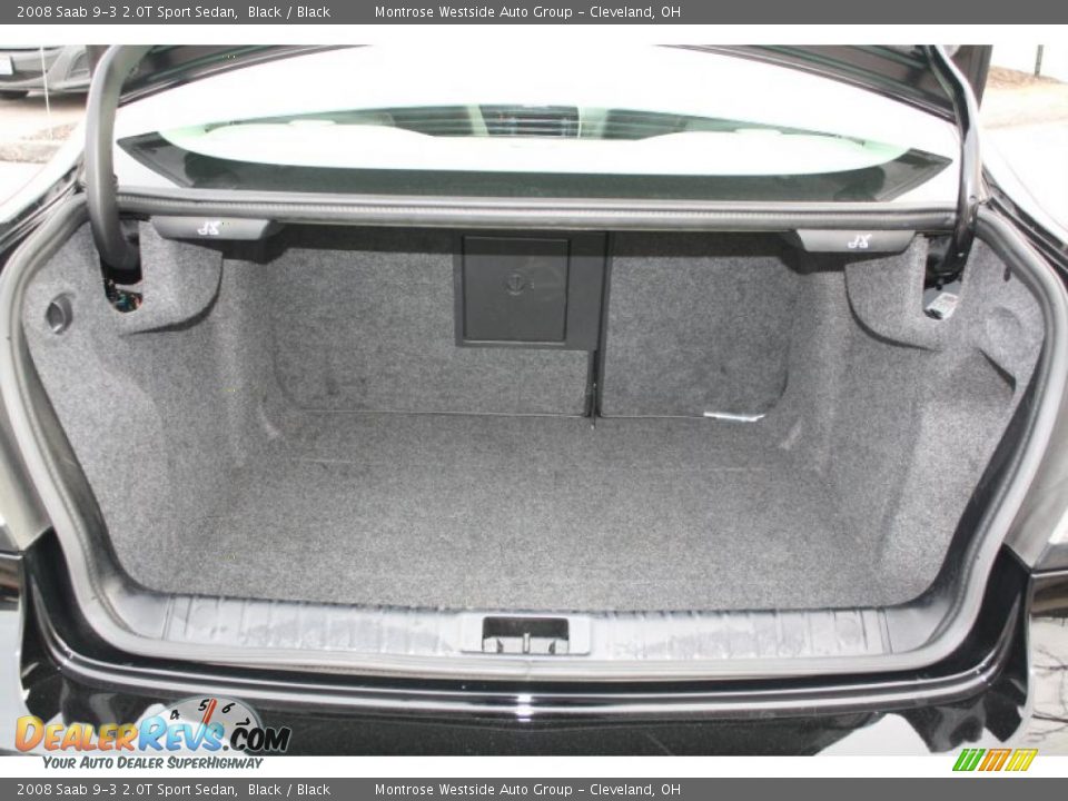 2008 Saab 9-3 2.0T Sport Sedan Black / Black Photo #27