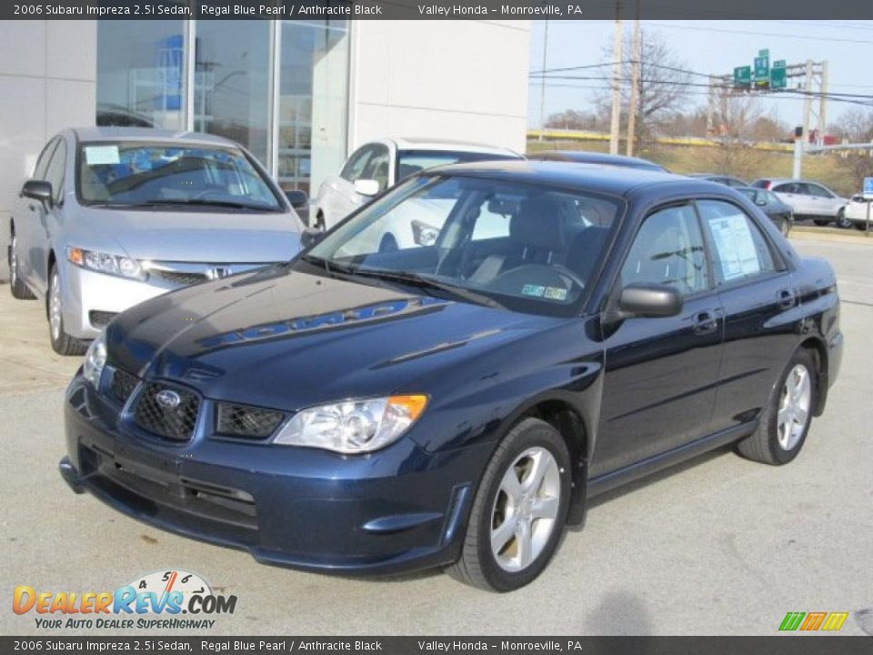 2006 Subaru Impreza 2.5i Sedan Regal Blue Pearl / Anthracite Black Photo #2