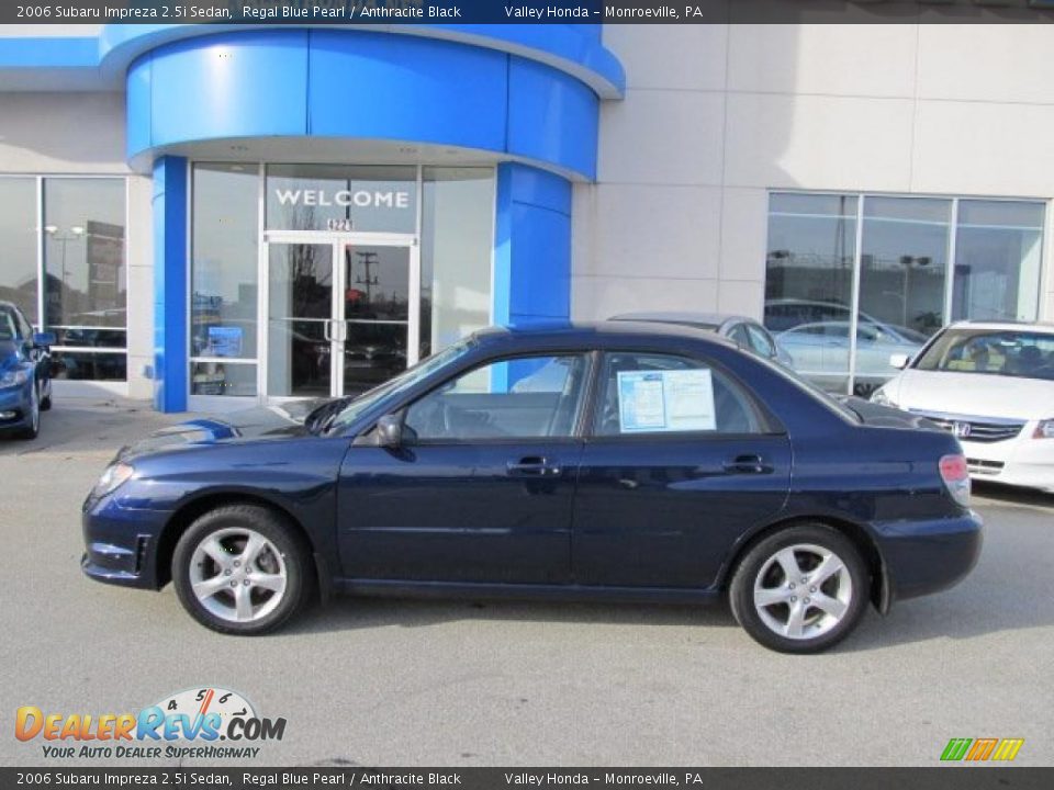 2006 Subaru Impreza 2.5i Sedan Regal Blue Pearl / Anthracite Black Photo #3