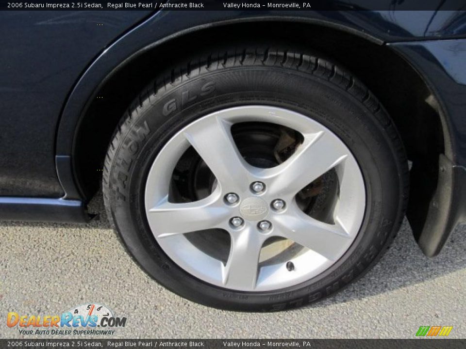 2006 Subaru Impreza 2.5i Sedan Regal Blue Pearl / Anthracite Black Photo #4