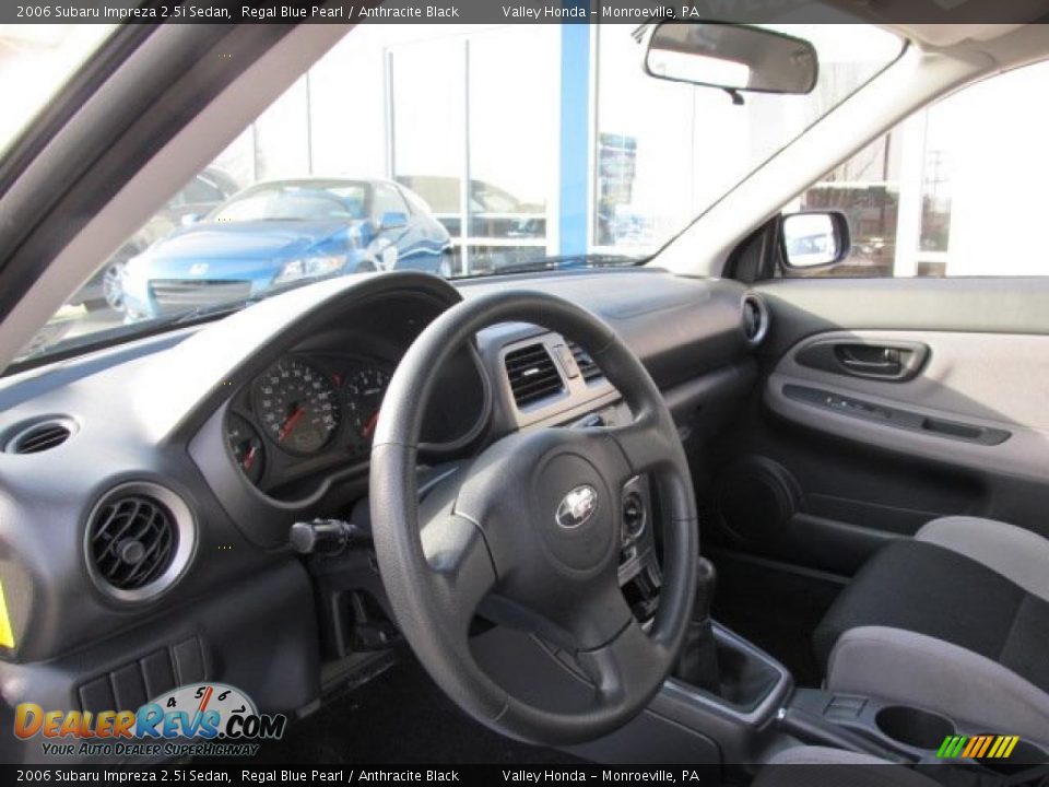 2006 Subaru Impreza 2.5i Sedan Regal Blue Pearl / Anthracite Black Photo #8