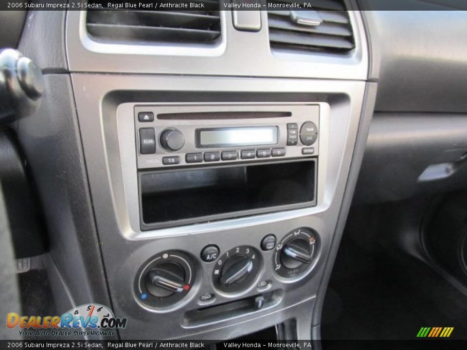 2006 Subaru Impreza 2.5i Sedan Regal Blue Pearl / Anthracite Black Photo #10