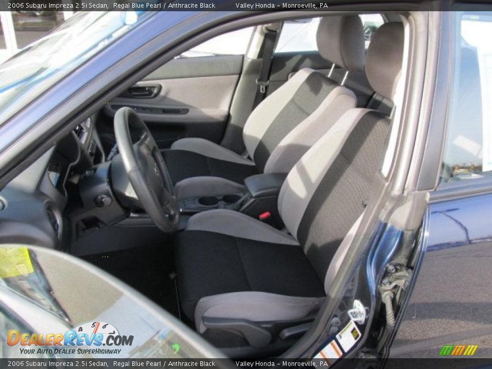 2006 Subaru Impreza 2.5i Sedan Regal Blue Pearl / Anthracite Black Photo #11