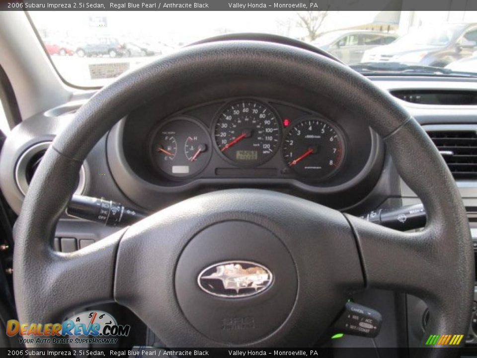 2006 Subaru Impreza 2.5i Sedan Regal Blue Pearl / Anthracite Black Photo #12