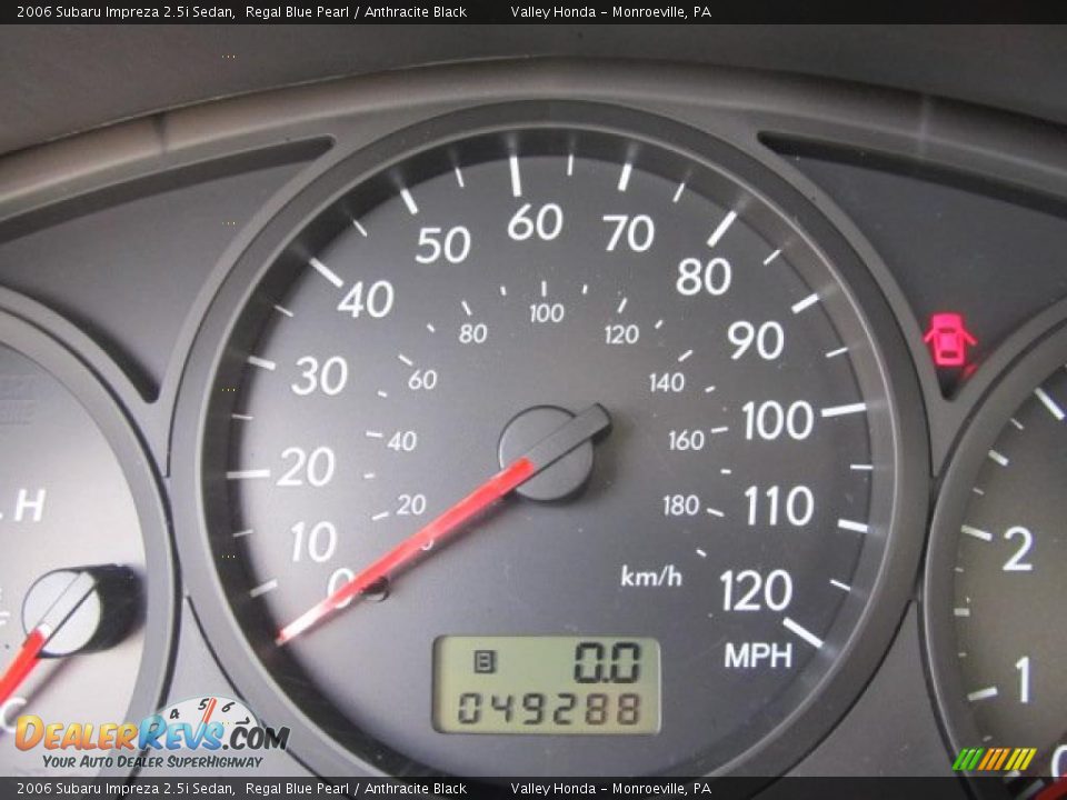2006 Subaru Impreza 2.5i Sedan Regal Blue Pearl / Anthracite Black Photo #15
