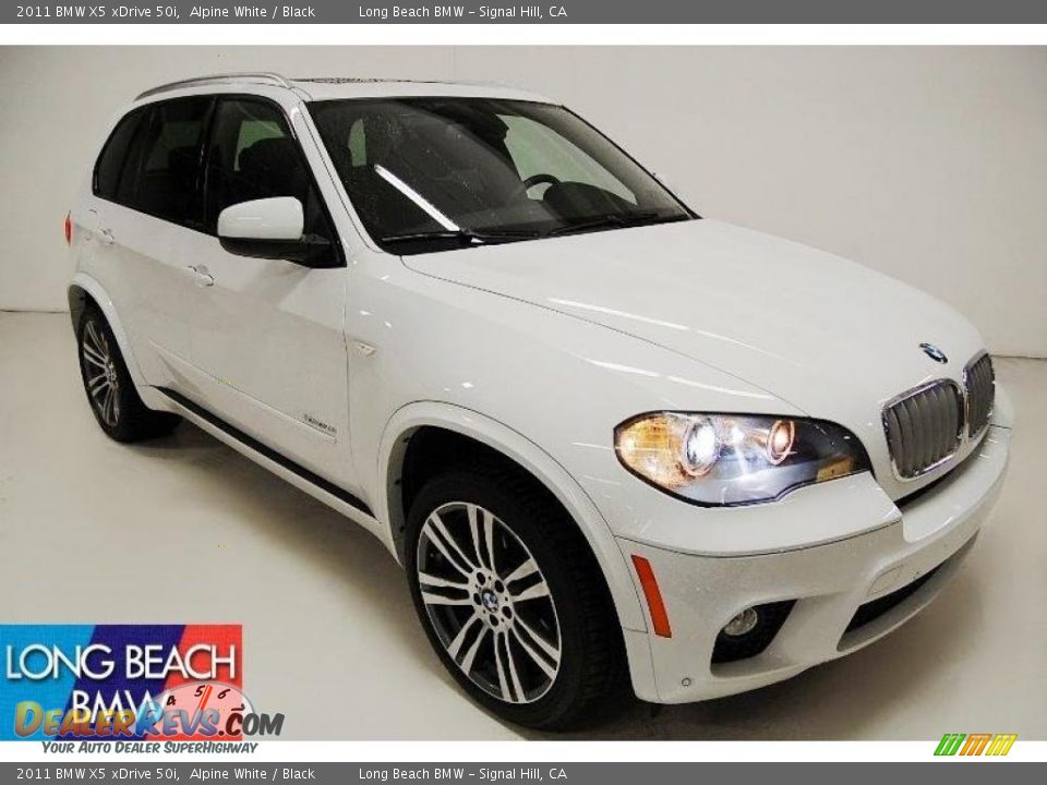 2011 BMW X5 xDrive 50i Alpine White / Black Photo #1
