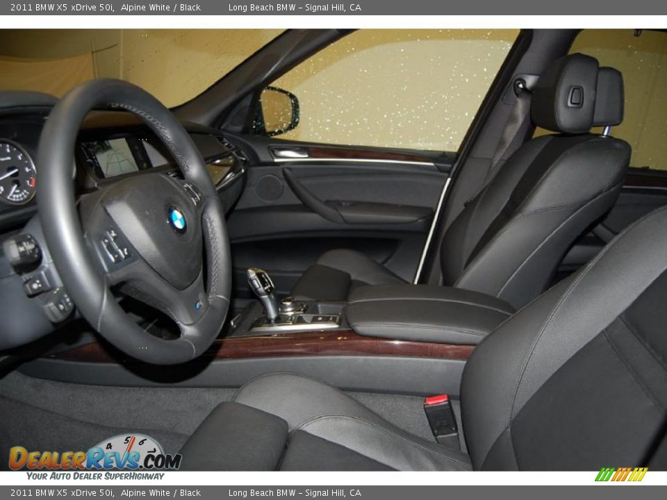 Black Interior - 2011 BMW X5 xDrive 50i Photo #18
