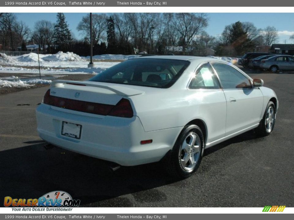 1999 White honda accord coupe #6