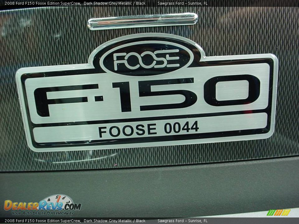 2008 Ford F150 Foose Edition SuperCrew Dark Shadow Grey Metallic / Black Photo #27