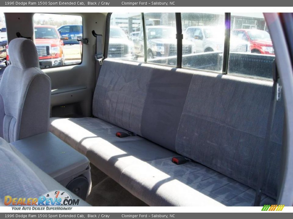 Gray Interior - 1996 Dodge Ram 1500 Sport Extended Cab Photo #9