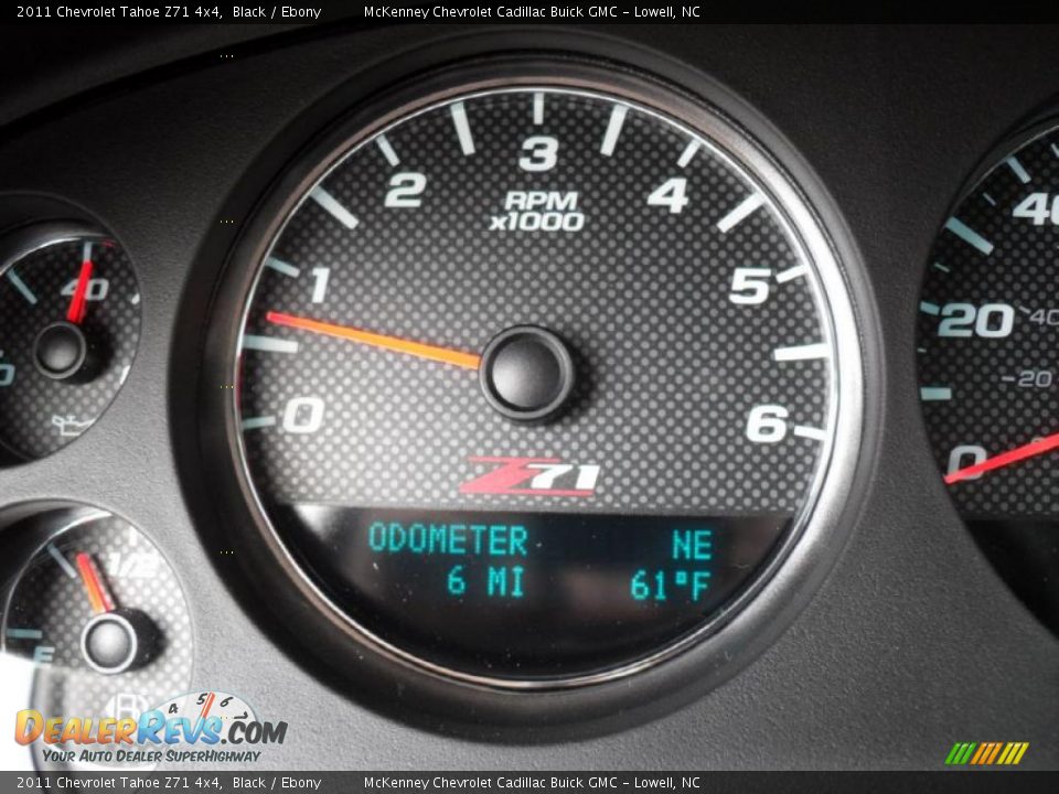 2011 Chevrolet Tahoe Z71 4x4 Black / Ebony Photo #13