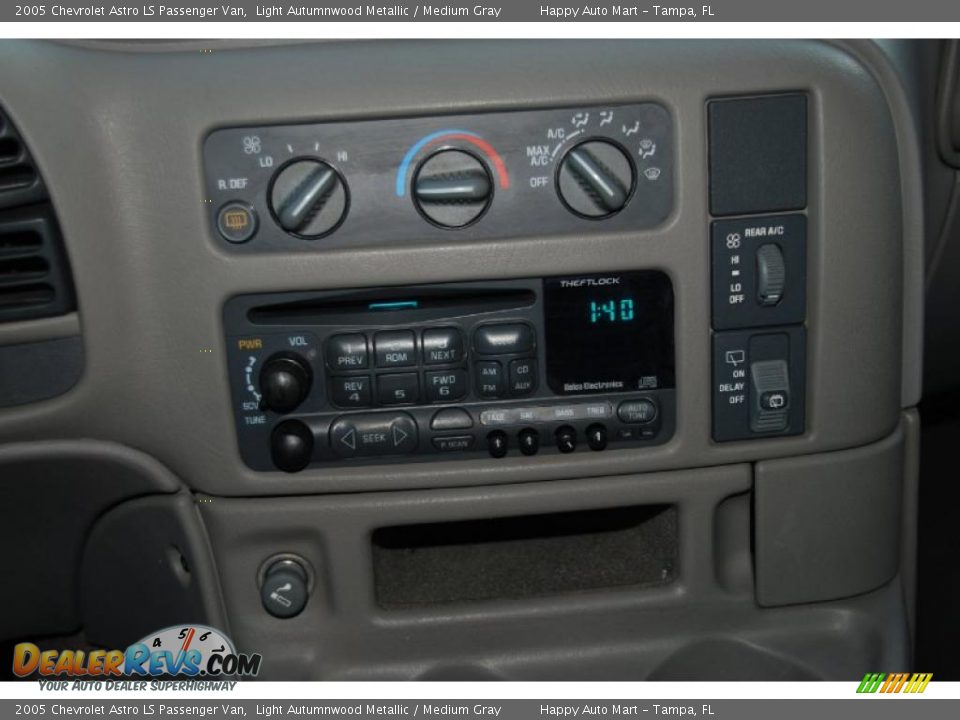Controls of 2005 Chevrolet Astro LS Passenger Van Photo #14