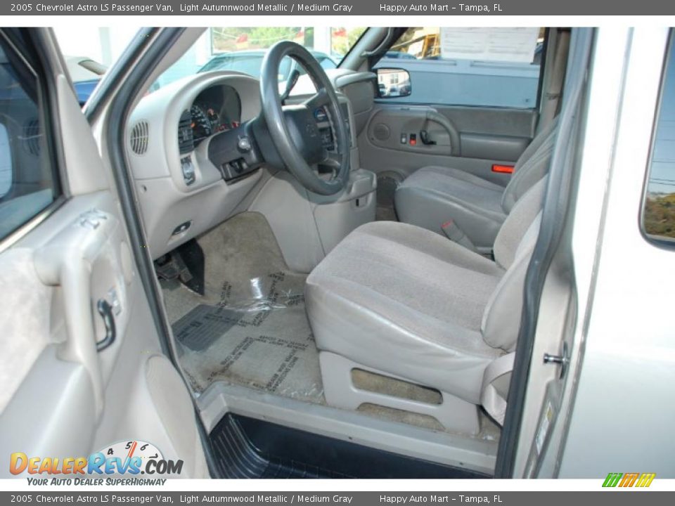 Medium Gray Interior - 2005 Chevrolet Astro LS Passenger Van Photo #17