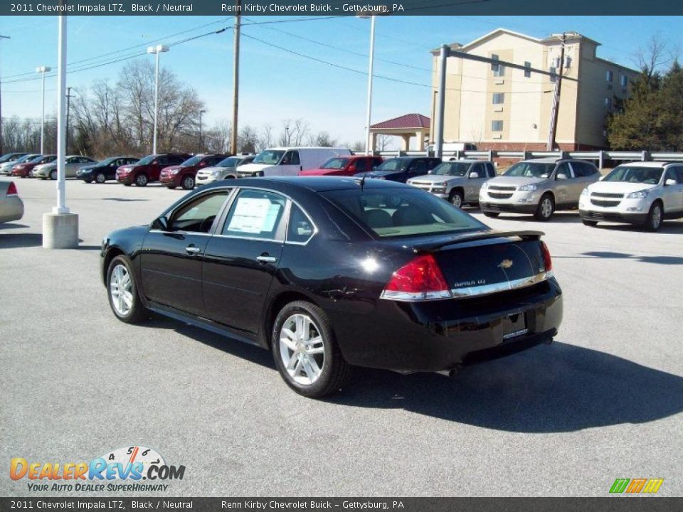 Black 2011 Chevrolet Impala LTZ Photo #2