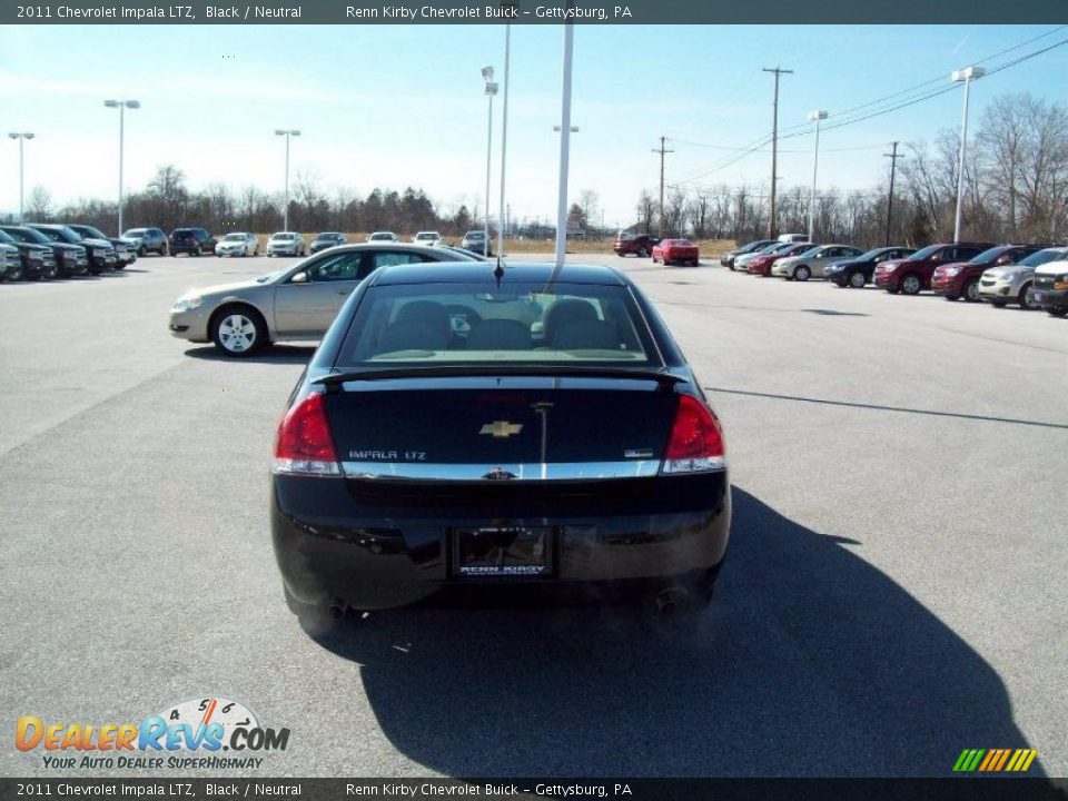 2011 Chevrolet Impala LTZ Black / Neutral Photo #16