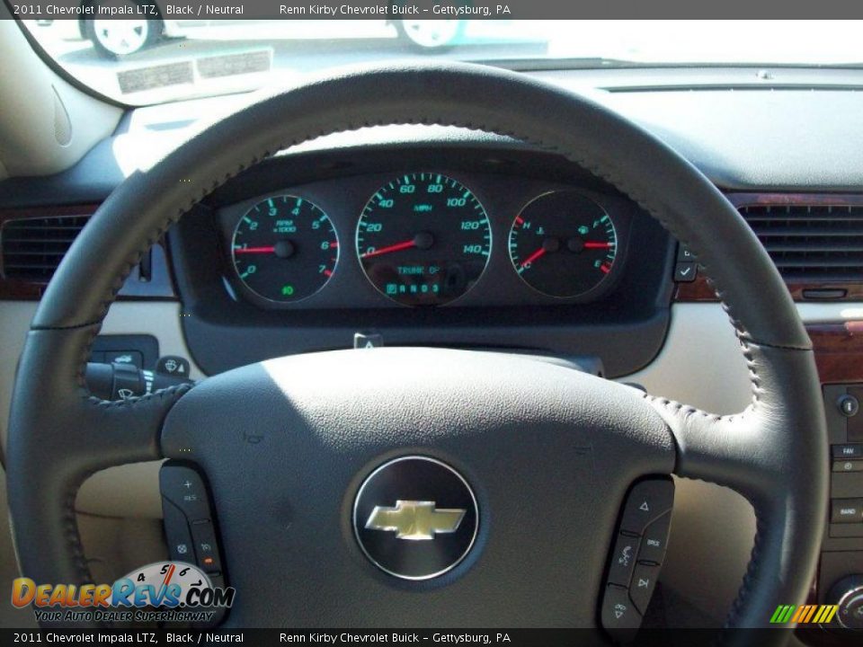 2011 Chevrolet Impala LTZ Black / Neutral Photo #26