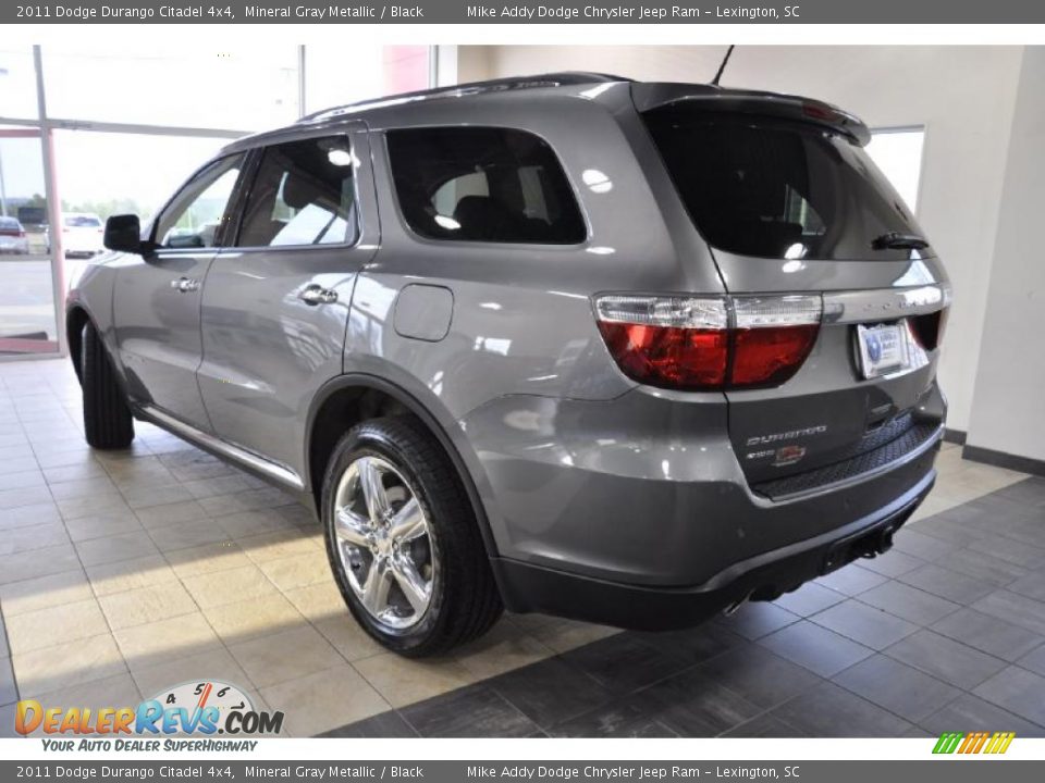 2011 Dodge Durango Citadel 4x4 Mineral Gray Metallic / Black Photo #11