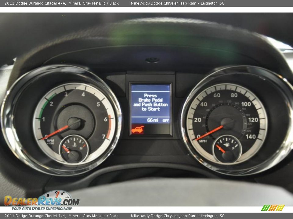 2011 Dodge Durango Citadel 4x4 Gauges Photo #16