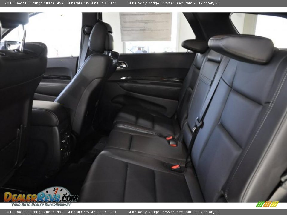 Black Interior - 2011 Dodge Durango Citadel 4x4 Photo #21