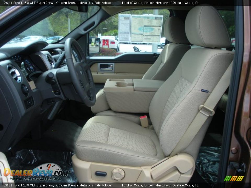 Pale Adobe Interior - 2011 Ford F150 XLT SuperCrew Photo #5