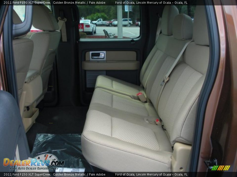 Pale Adobe Interior - 2011 Ford F150 XLT SuperCrew Photo #6