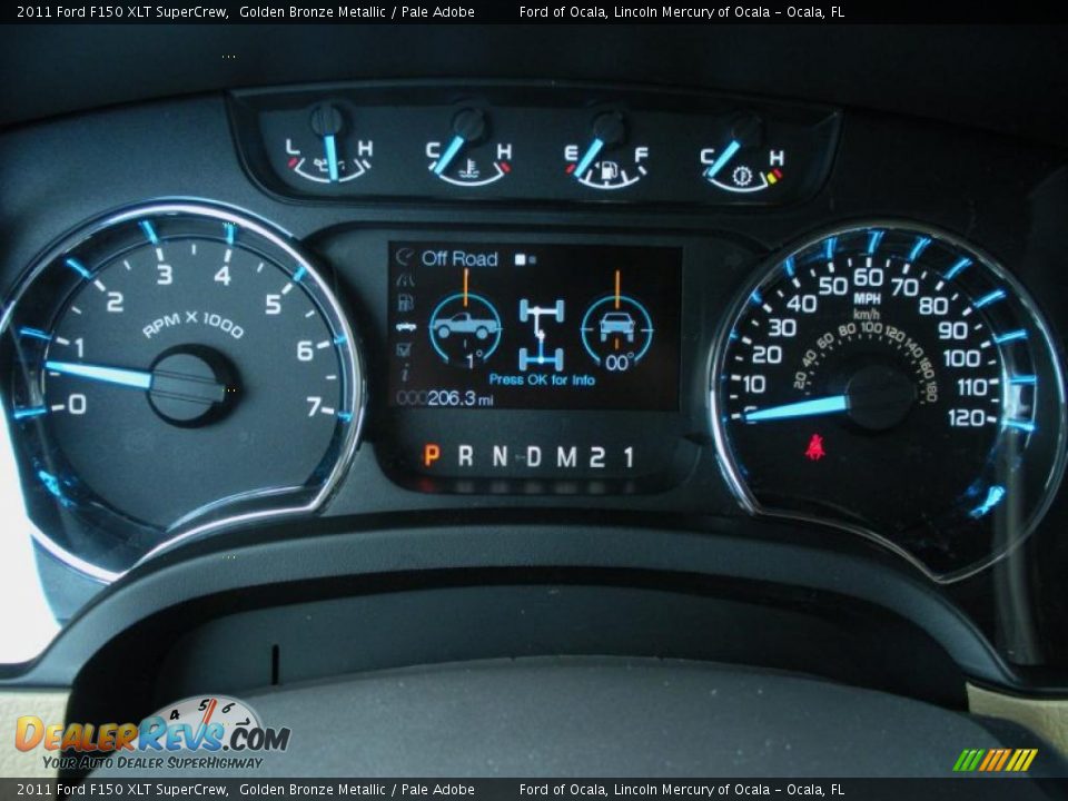 2011 Ford F150 XLT SuperCrew Gauges Photo #8