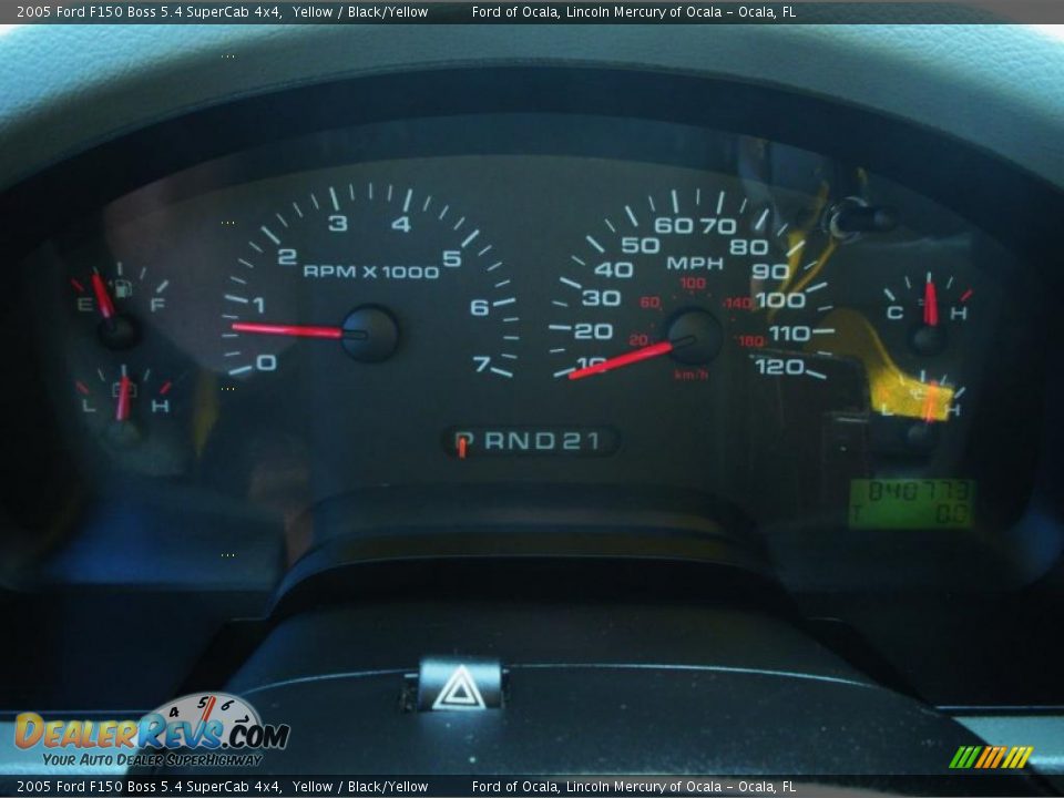2005 Ford F150 Boss 5.4 SuperCab 4x4 Gauges Photo #20