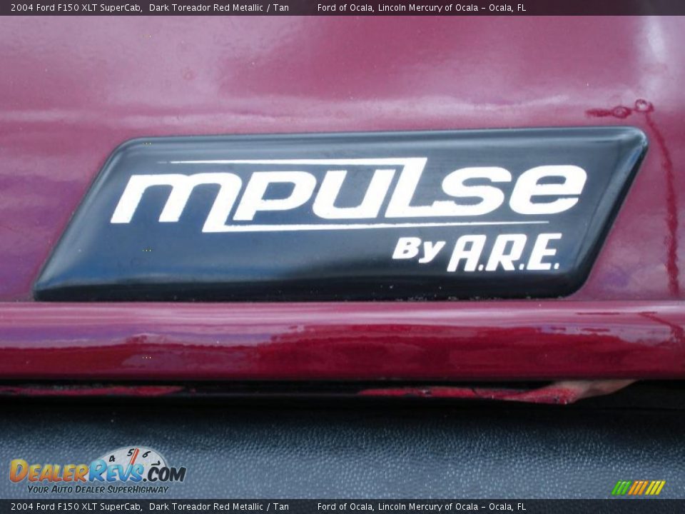 2004 Ford F150 XLT SuperCab Dark Toreador Red Metallic / Tan Photo #10
