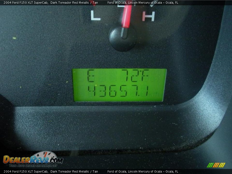 2004 Ford F150 XLT SuperCab Dark Toreador Red Metallic / Tan Photo #21